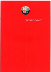 Alfa Romeo 33 1986-87 UK Market Sales Brochure 1.3S 1.5 Green Cloverleaf - Picture 1 of 2