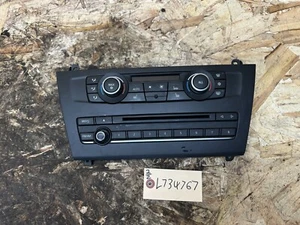 BMW 11-17 F25 X3 AC/HEATER CLIMATE CONTROL+RADIO SWITCH PANEL BLACK OEM 9252738 - Picture 1 of 7