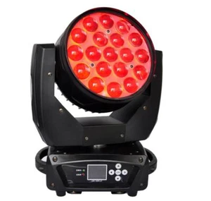 Luz principal móvil LED 19X15W RGBW 4EN1 color escenario DMX 24/16 CH para discoteca club - Imagen 1 de 38