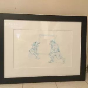 Disney Bellas Artes Manny Hernández Dibujo Original Dibujo Arte Piratas del Caribe - Imagen 1 de 8