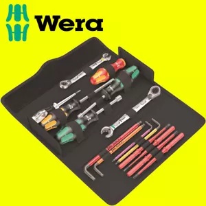 WERA SH2 PlumbKit VDE Kraftform Kompakt Screwdrivers,Switch Joker,Ratchet,136026 - Picture 1 of 12