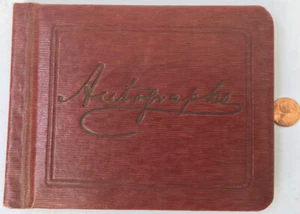 1929 Autograph Album from Elsie Lane in Arlington NJ High School Messages Poems - Foto 1 di 9