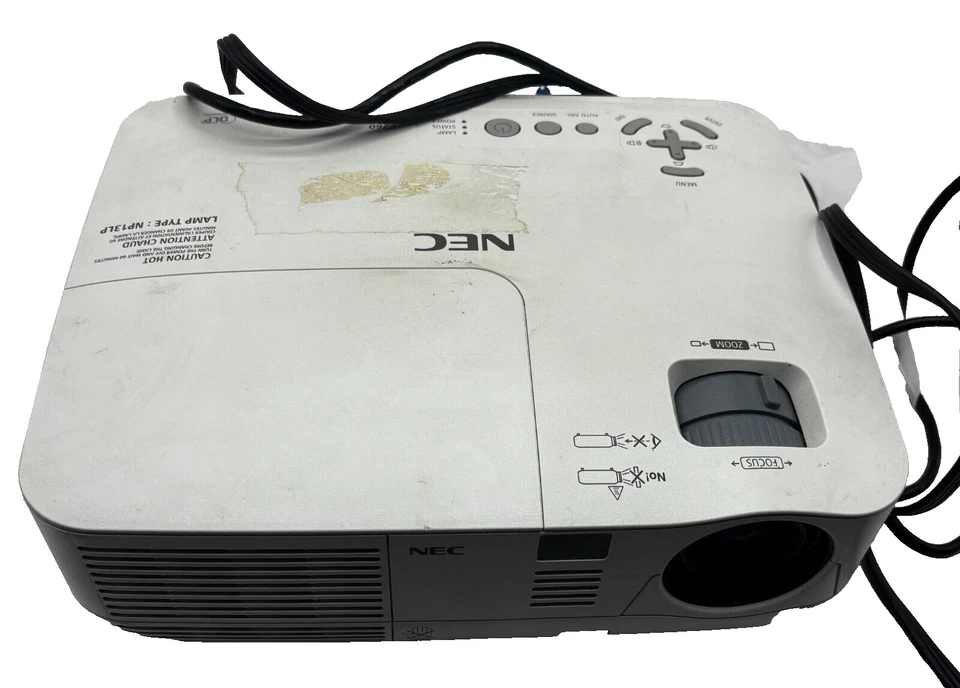 NEC NP-V260 Lumens Projector Lamp Type:NP13LP  100-240V  50/60Hz+ Power Cable - Image 1 of 4