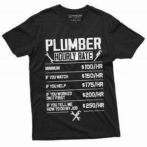 Men's Plumber Funny T-shirt Dont tell me how to do my job Shirt Gift For him - Picture 1 of 8