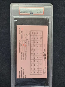 Seve Ballesteros ACTUAL 2ND ROUND SCORECARD! 1993 - 122nd Open Championship PSA - Picture 1 of 2