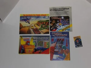 RARE SET OF MAIL IN PHAMLETS LOT VINTAGE G1 ORIGINAL TRANSFORMER - Picture 1 of 2