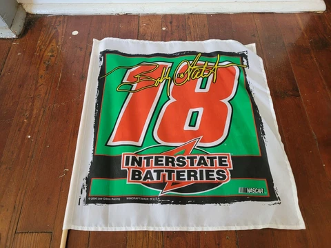 Vintage 2000 Bobby Labonte Flag WinCraft Sports NASCAR Flag #18 2000 Cover