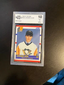 Jaromir Jagr 1990 Score Hockey #428 Rookie Pittsburgh Penguins BCCG 10 GEM MINT - Picture 1 of 2