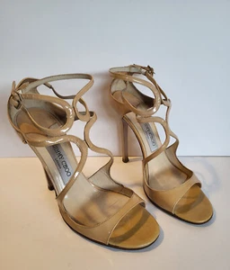 Jimmy Choo Lance gelbe Damen-High-Heels Lackleder Größe 38 US-Größe 8 - Bild 1 von 10