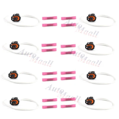 8pc Fuel Injector Connector Harness for Pontiac G5 G6 G8 Solstice Torrent PT2183 - Image 1 of 4