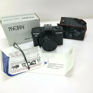 Vintage Point & Shot Meikai Kamera mit Tasche & Papieren 35mm AR-4351KSN schwarz   - Bild 1 von 8