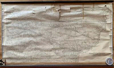Mapa Frank Exline / Dakota del Sur Sección Media del Condado de Pennington Sur 1907 Foto 1 de 4