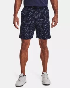 Under Armour Mens Storm UA Drive Printed Blue 10” Golf Shorts Size 30 NWT - Picture 1 of 6
