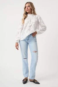DECJUBA Annabella Textured Blouse Size 18 RRP $109.95 #6020 - Picture 1 of 12