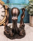 Nautical Ocean Marine Octopus Oil Warmer Or Wax Tart Burner Candle Holder Statue