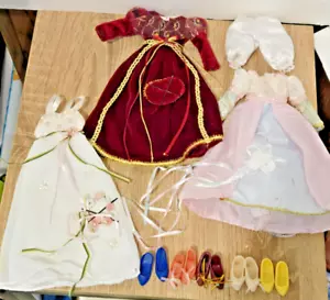 Zapatos de vestir de noche para muñeca de porcelana Repunzel, sombreros talla muñeca 10,5 solo ropa - Imagen 1 de 7