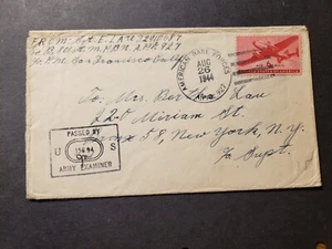 APO 927 SYDNEY, AUSTRALIA 1944 Censored WWII Army Cover 801st MP Bn - Picture 1 of 2
