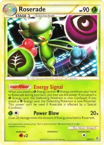 Roserade - 23/95 - Rare LP, English Pokemon Unleashed - Picture 1 of 1