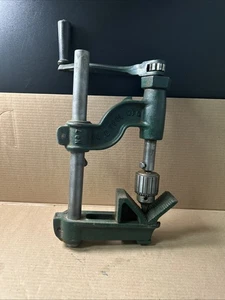 Antikes Vintage Cole Werkzeug Nr. 7 manuelle Ratschenbohrmaschine Presse - Bild 1 von 8