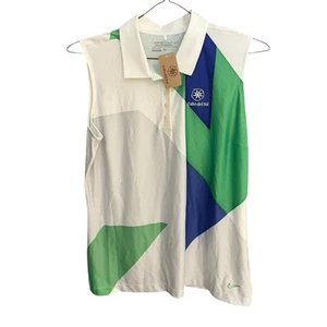Nike Men'sL Golf Dri-Fit tour performance sleeveless polo shirt Cabo Del Sol NWT - Picture 1 of 6
