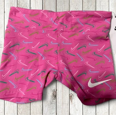 Girls Nike Size 4t Biker Length Short NWT - Image 1 of 2