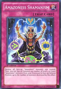 Amazoness Shamanism Super Rare Duelist Revolution YuGiOh Card - Picture 1 of 1