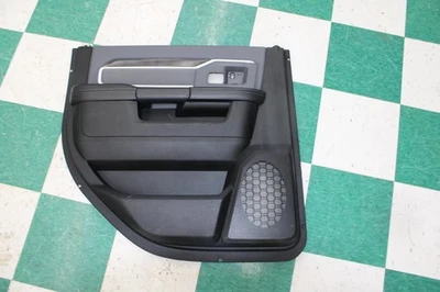 19-24 RAM 3500 Black Gray Rear Driver Side Left LR Interior Door Trim Panel OEM - Image 1 of 4