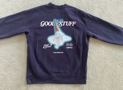 Sudadera Cody Ko Merch The Good Stuff Estampado Gráfico Para Hombre Grande Azul Marino Pesada Foto 1 de 4