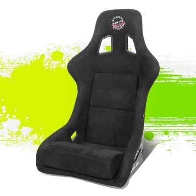 NRG Performance FRP-304BK-PRISMA Black Fixed Back Bucket Racing Seat X Large - Image 1 of 4
