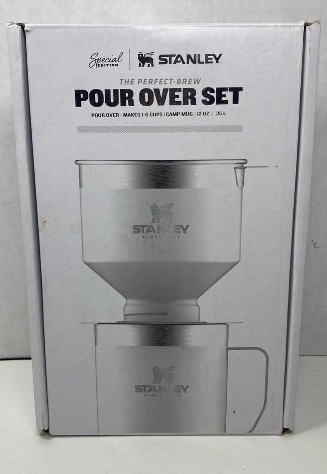 Edición Especial Stanley Pour Over Set Hace 1-6 Tazas Vienen Con Una Taza Campamento 12 Oz Foto 1 de 4