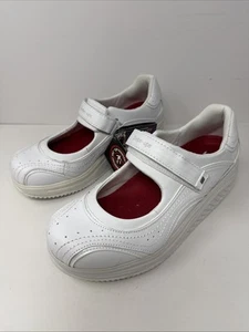 Skechers | Women’s Shape Ups White Mary Jane Athletic Work Shoes 9.5 - Picture 1 of 12