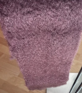 Mantas Escaray Mohairschal 18x170 Neu Pflaume Sehr Weich, Nicht kratzend - Bild 1 von 5