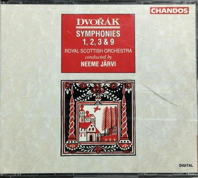 Dvorak Symphonies 1,2,3 & 9 CD 3 SET 1991 Royal Scottish Orch Neeme Järvi - Image 1 of 2