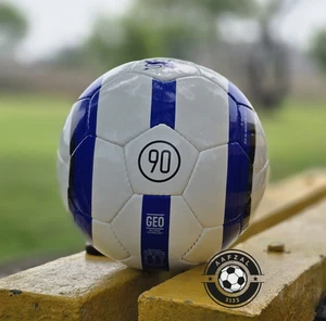 T90 Aerow Style White & Blue Football 2005-06 | Official Match Soccer Ball Size - Picture 1 of 5
