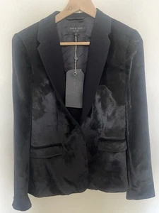 Rag & Bone NEW Black Blazer Jacket XXS Great For Casual/Special Occasions - Picture 1 of 7