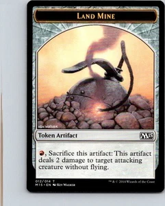 Magic the Gathering MTG {Land Mine Token} Magic 2015 ref.M106 - Picture 1 of 3