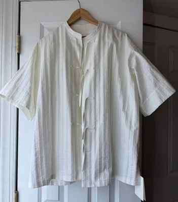 Jil Sander Shirt Tie Front White Size 38 NEW WITH TAGS - Image 1 of 4
