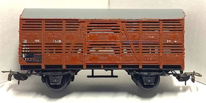 PIKO HO Geschl. Güterwagen Viehtransport, 2-Achsen, DR, Bastelobjekt, Beh.-VP - Bild 1 von 8