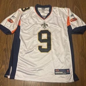 Drew Brees New Orleans Saints #9 Size 48 Reebok On Field Stitched Jersey Super B - Picture 1 of 12