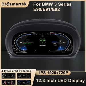 8.8" Digital Cluster LCD Speedometer Linux5.4 For BMW 3 Series E90-E93 2005-2012 - Foto 1 di 10