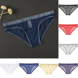 Slip uomo maglia perizoma perizoma tronchetti mutande trasparenti mutande intimo - Foto 1 di 24
