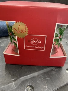 Neu im Karton 4er Set Lenox Holiday Stechpalme Acryl Kunststoff bruchsicher Becher - Bild 1 von 9