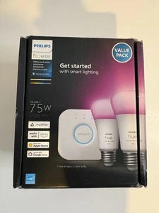 Philips HUE 75W White & Color Ambience Starter Kit E26 2-Pack 572818 (MIF000929) - Picture 1 of 5
