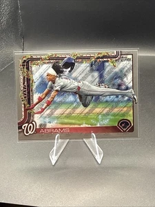 2025 Topps Holiday #H146 CJ Abrams Silver Glitter - Bild 1 von 1