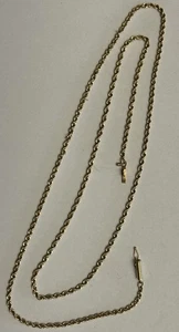 14kt massive Gelbgold Seil Kette 21" lang - 2mm - 6,2 Gramm - Bild 1 von 8