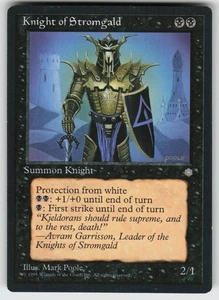 Knight of Stromgald U Ice Age  MTG - Picture 1 of 2