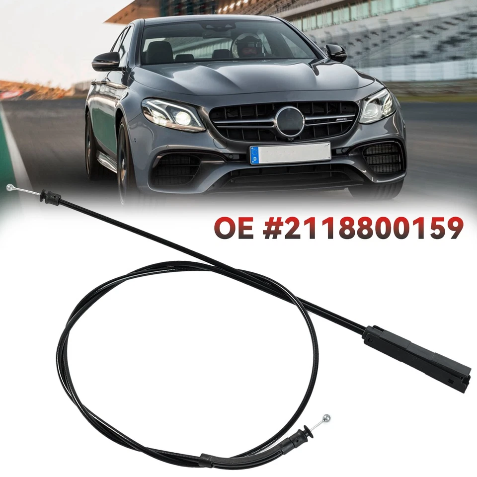 Hood Release Cable Front For Mercedes Benz E Class Sedan E320 E350 E500 AMG E55; Foto 1 de 4