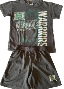 University Of Hawaii Warriors Hemd Größe XS 2-4 & Rivalry Threads Shorts Größe 3T - Bild 1 von 17