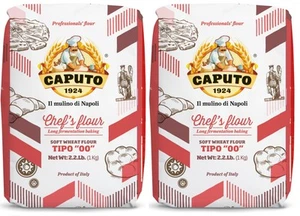 Antimo Caputo Kochmehl 2,2 Pfund (2er Pack) - Italienisch Double Zero 00 - So... - Bild 1 von 9