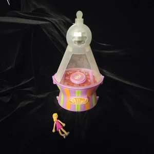 Seltenes helllila Polly Pocket 2003 Vintage Disco Spielset mit Polly, ohne Zubehör  - Bild 1 von 15